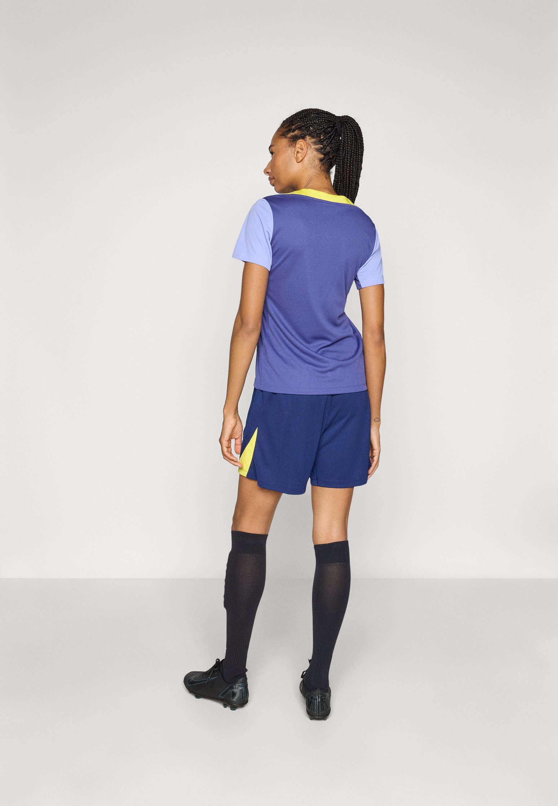 Nike Performance ATLETICO MADRID STRIKE TOP - Klubska odjeća - tamnoljubičasta prašina/svijetlo siva/živahno žuta