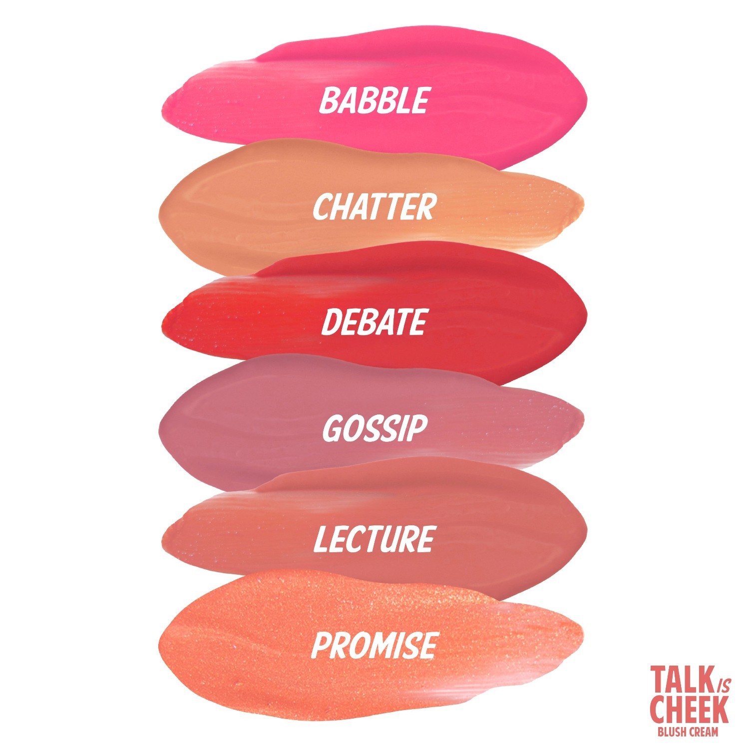 theBalm set za šminkanje, kremasto rumenilo, Talk is Cheek Promise – 4,5 ml