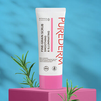 Purederm smalkgraudains izlīdzinošs un balinošs sejas pīlings 100ml