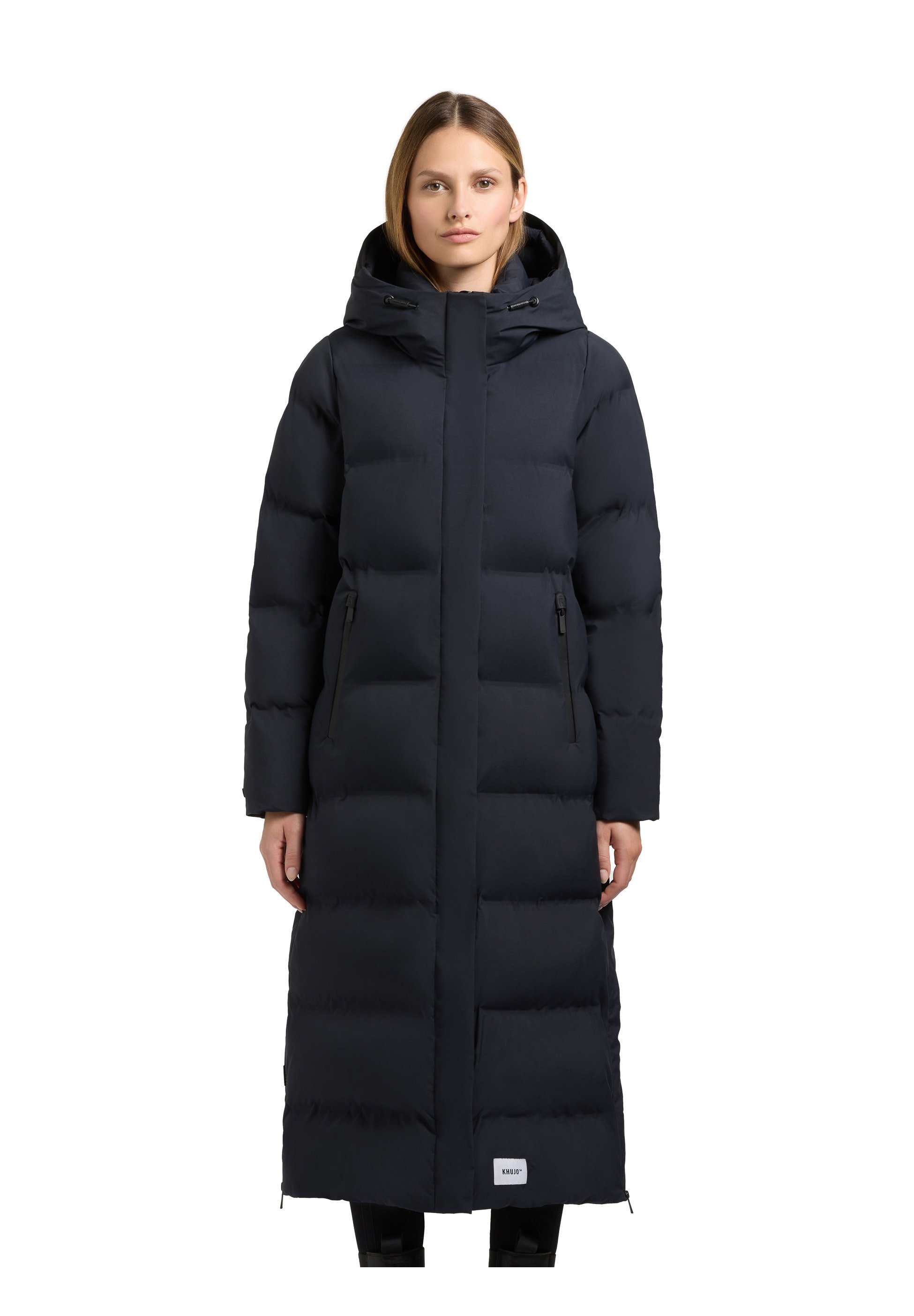 khujo MAYLA3 - Winterjas - port blauw