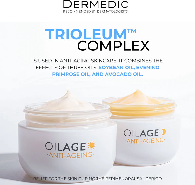 Dermedic Oilage Creme de Dia Nutritivo Antienvelhecimento que Restaura a Densidade da Pele