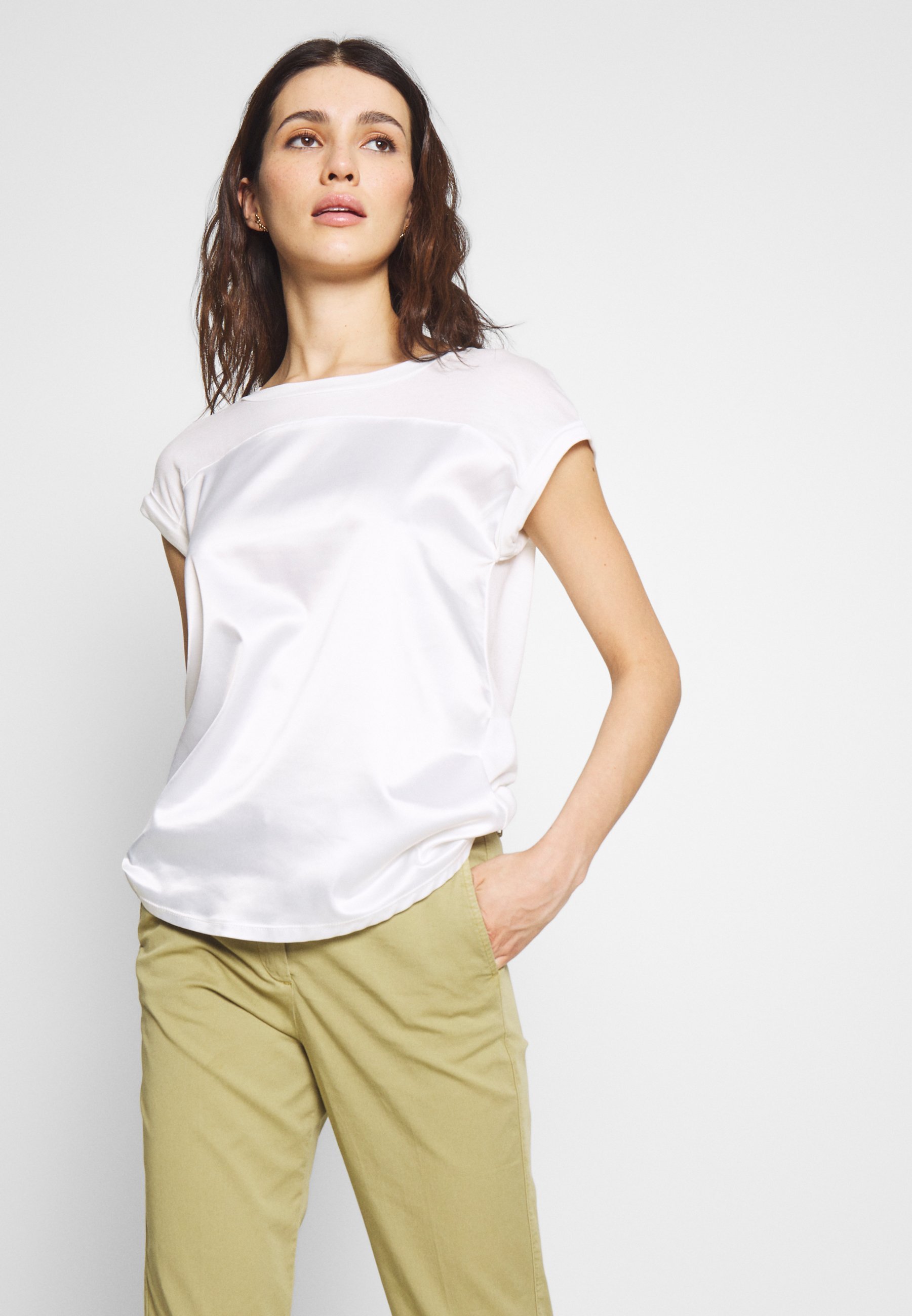 Anna Field Print T-Shirt – cremeweiß