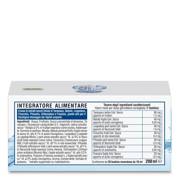 ERBAMEA Erbamea Idrolinea Geconcentreerde vloeistof, 20 sticks, drainagevloeistoffen