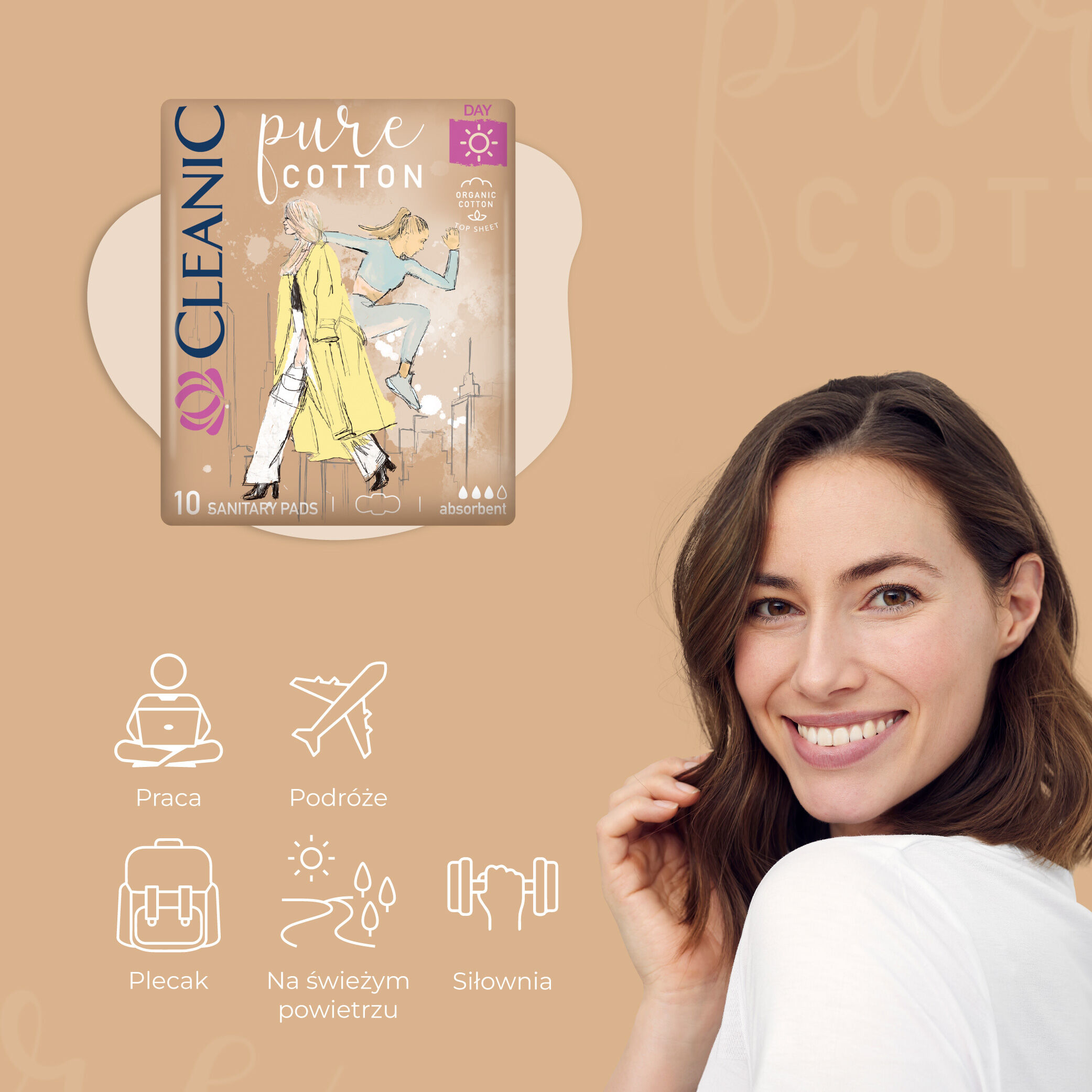 Cleanic Pure Cotton Day