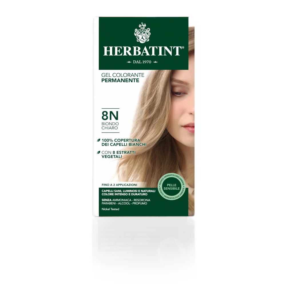 HERBATINT Herbatint Permanente Gel Haarkleur 8N Lichtblond 150 ml