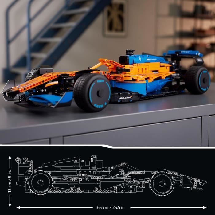 LEGO® 42141 Technic McLaren Formula 1 2022 Race Car, F1 Model, Construction Kit, Model Kit for Adults