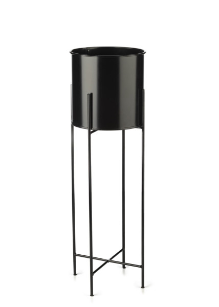 Kwietnik na kwiaty osłonka 75 cm czarny LOFT