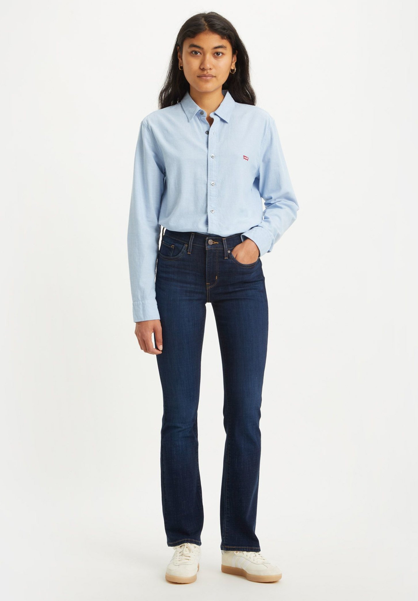 Levi's® 315™ SHAPING BOOTCUT JEANS - Szélesített farmer - sötétkék