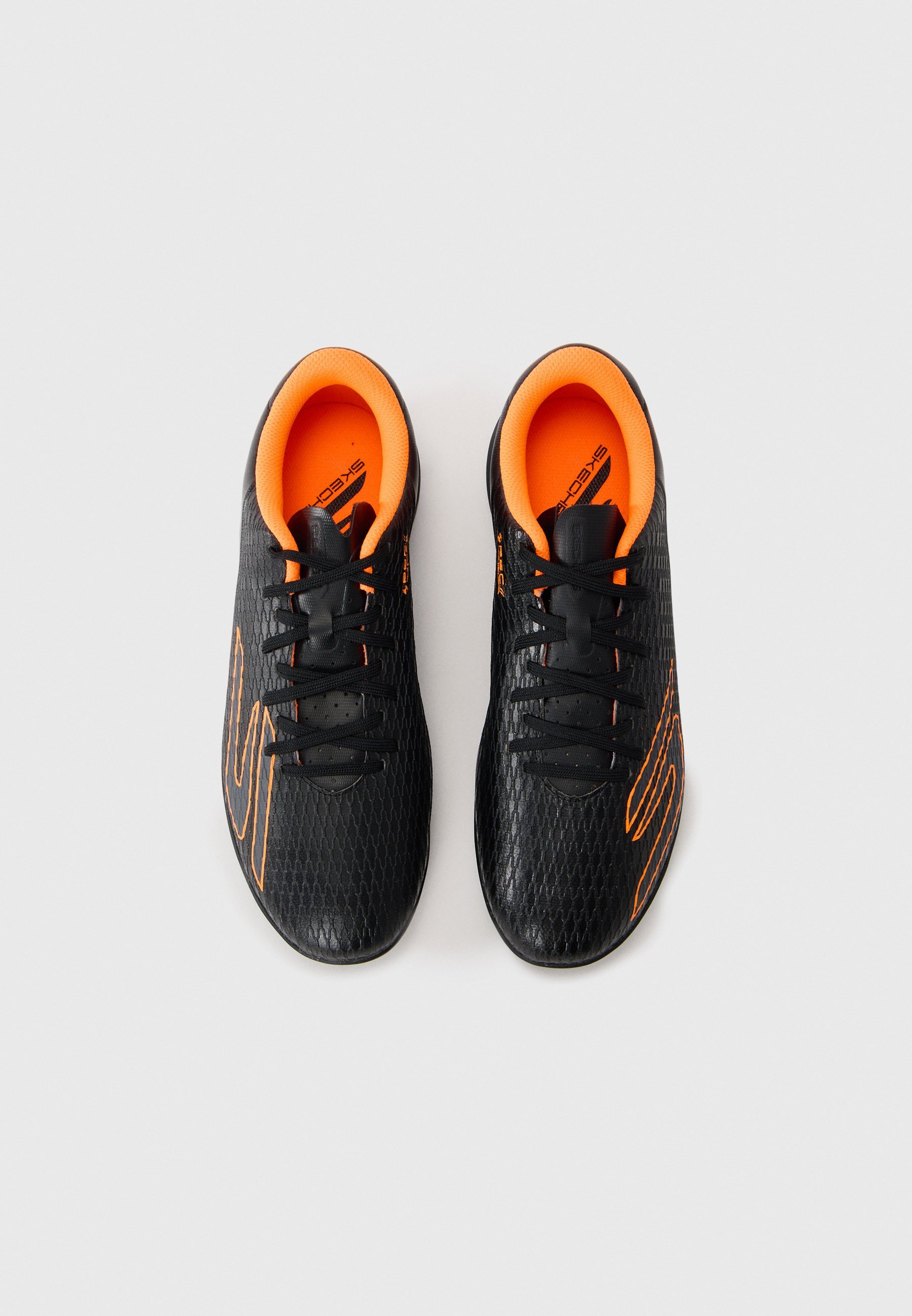 Skechers Performance SKX 2 UNISEXE - Chaussures de football en salle - noir/orange