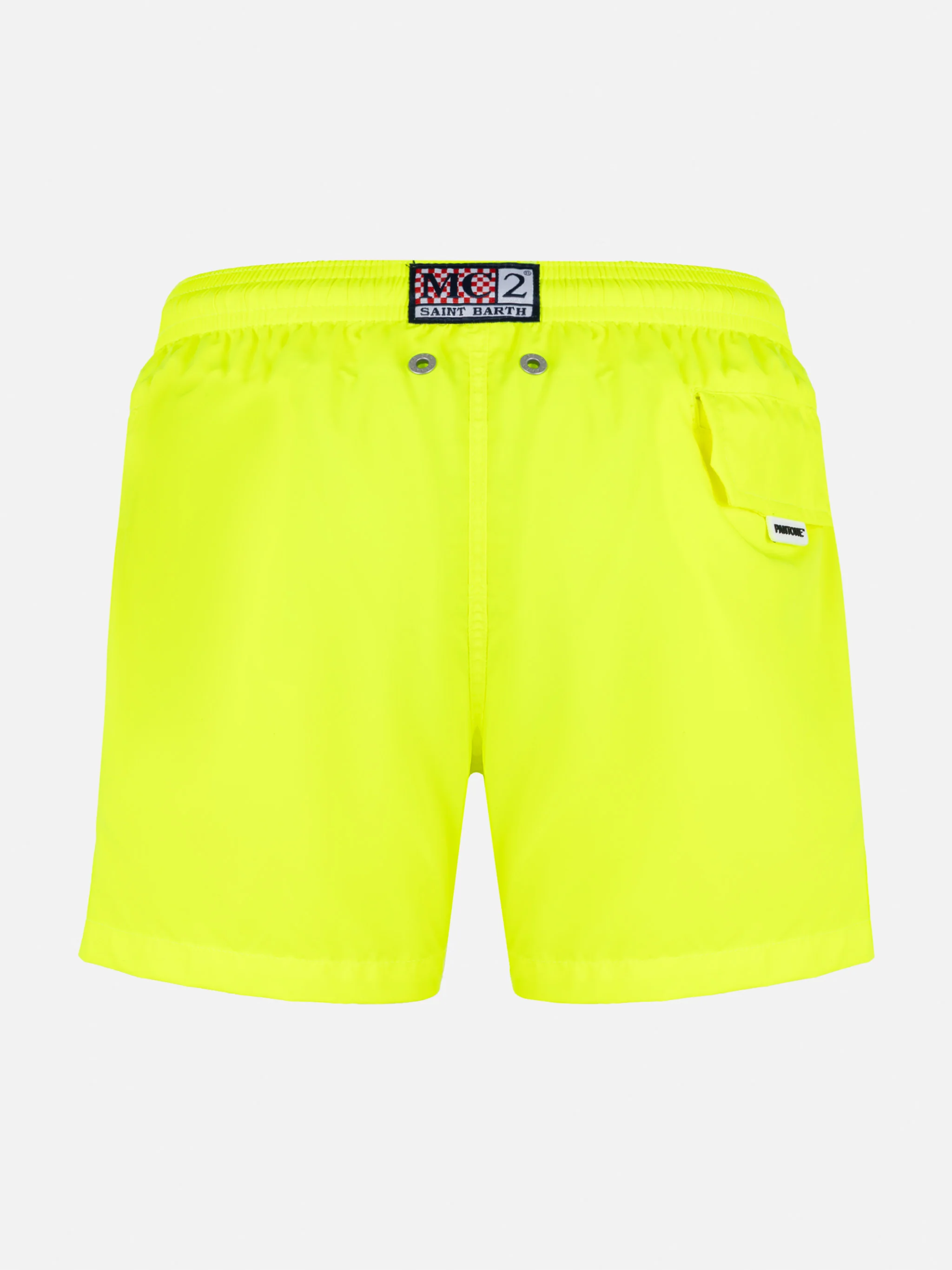 Costume mare Jean Lighting Pantone in tessuto leggero giallo fluo | PA