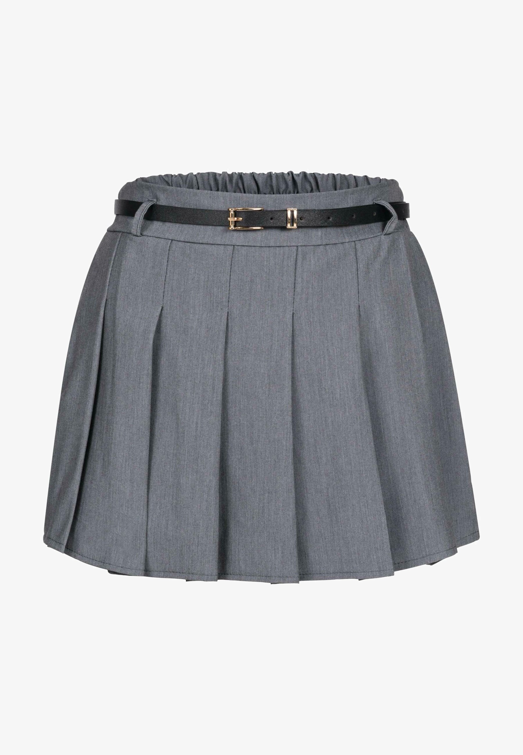 Cloud 5ive CLOUD 5IVE 2-in-1 rok/short met riem - Minirok - grijs