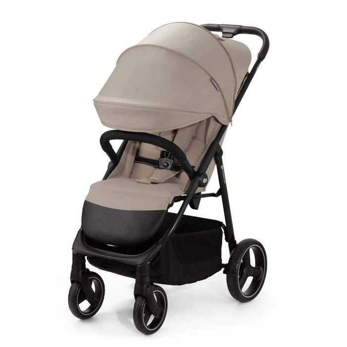 Kinderkraft Trig 3 Beige Stroller with One-Hand Folding
