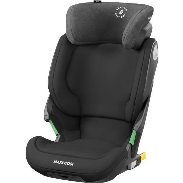 Silla de coche MAXI COSI Kore, Grupo 2/3, i-Size, Isofix, elevador reclinable, 100-150 cm, de 3,5 a 12 años, Negro auténtico