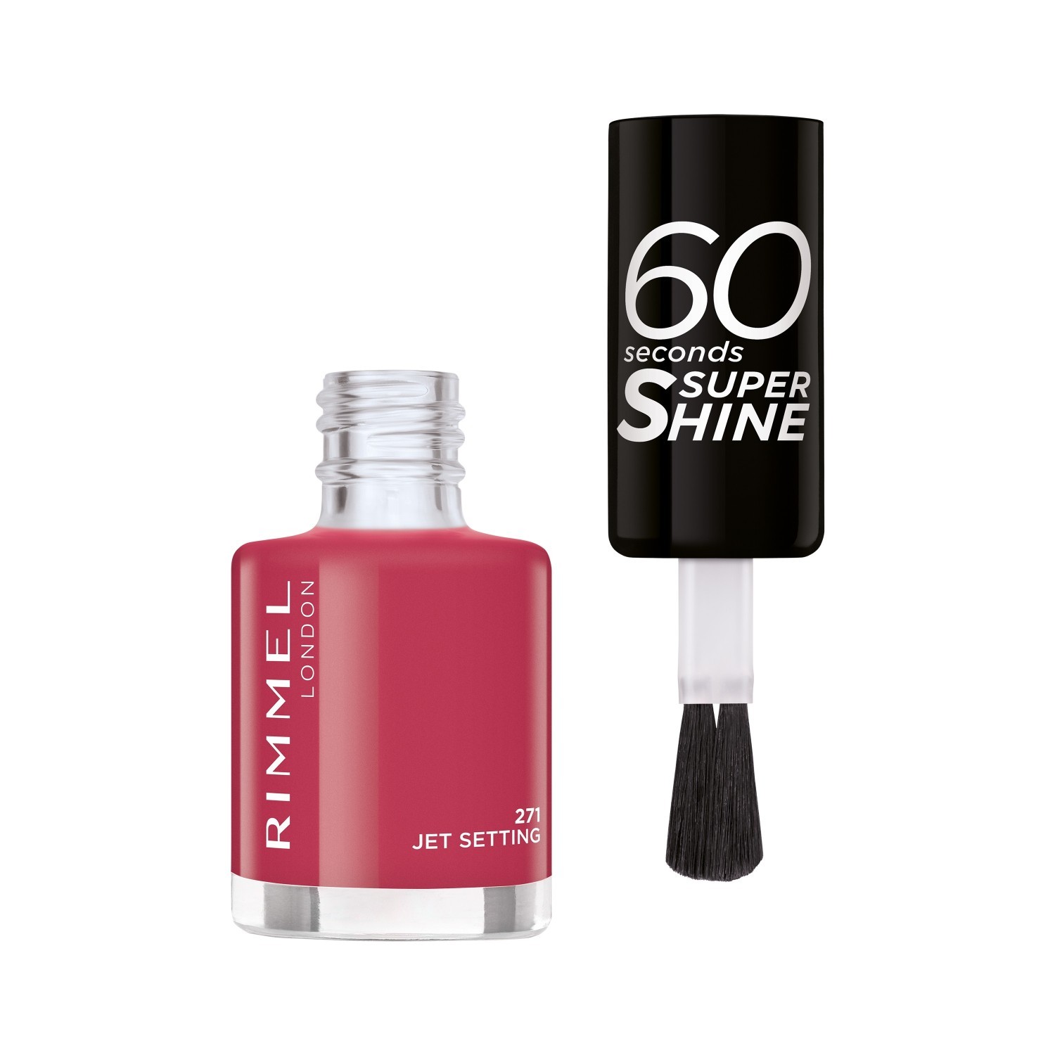 Rimmel London Nagellack 60 Seconds Super Shine Color Block lak za nokte - 8 ml