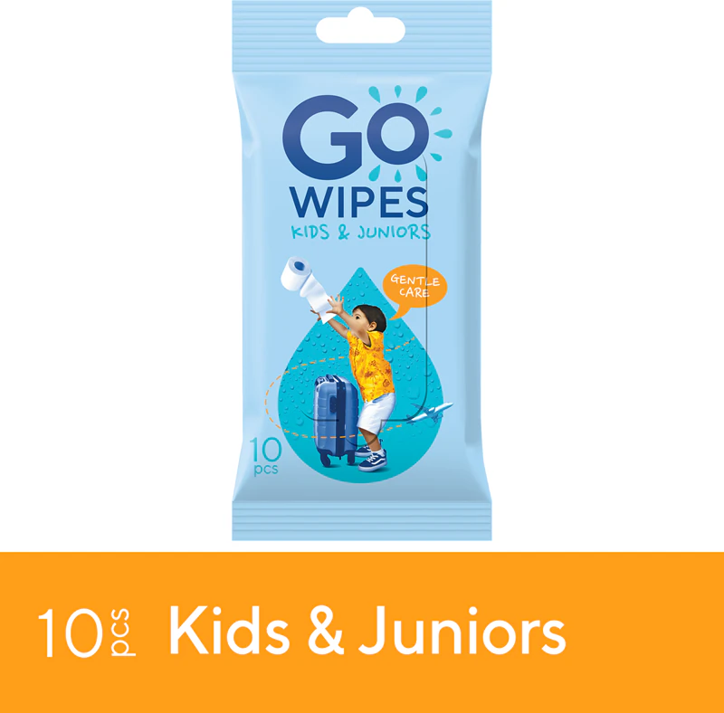 GoWipes Papel higiênico umedecido para crianças e jovens