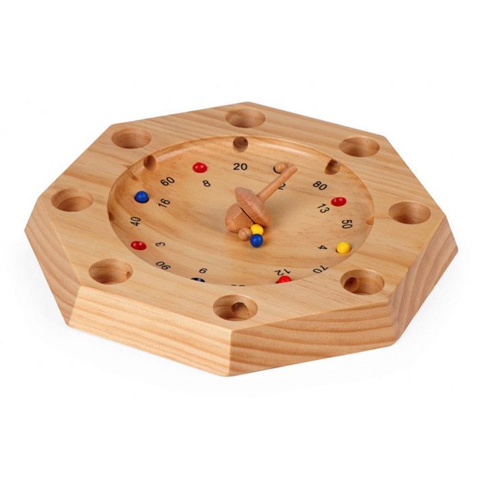 Virolon o Giroulette in legno da 32 cm - Giochi da tavolo - Giochi tradizionali - Altri giochi tradizionali