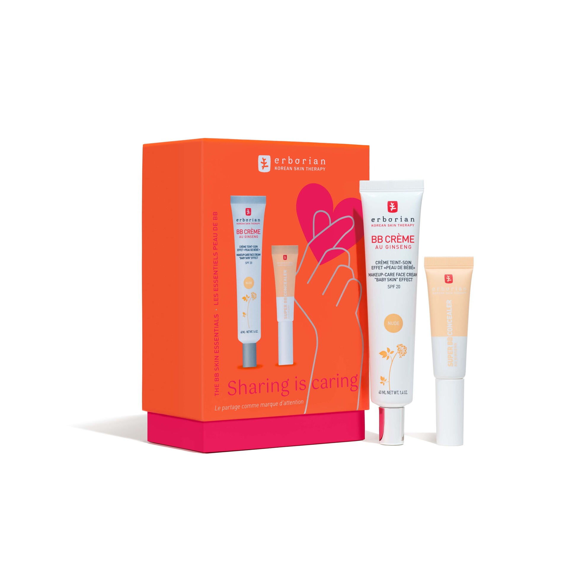 Kit Duo Best Seller pentru Sărbători - Cutie Cadou BB Nude - Erborian