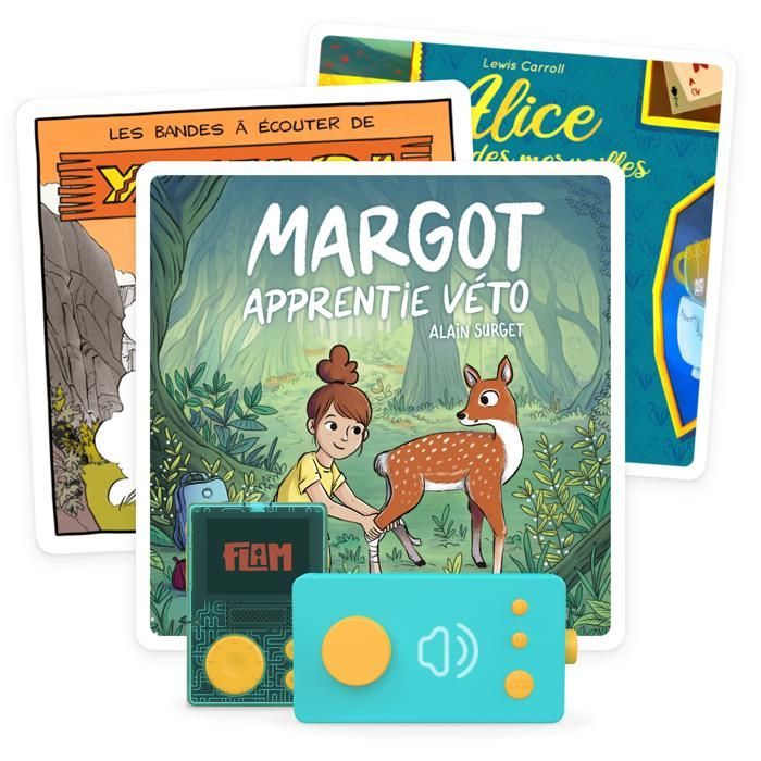 Lunii - 3 audiolibros interactivos - Pack Héroes de Lunii: 40 historias para niños de 5 a 8 años - 5 horas y 8 minutos de escucha en...