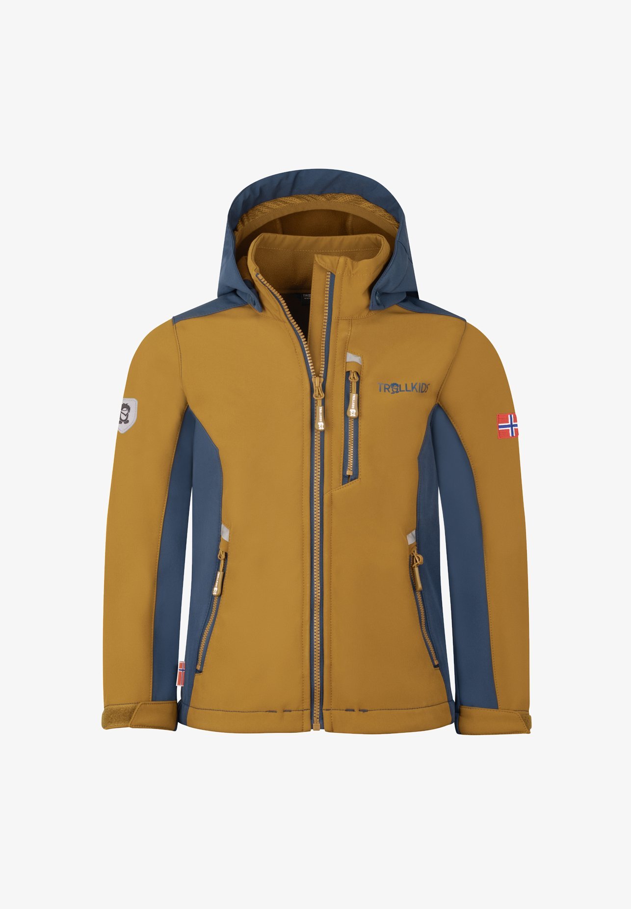 TROLLKIDS BALESTRAND - Veste softshell - bronze/stormy blue