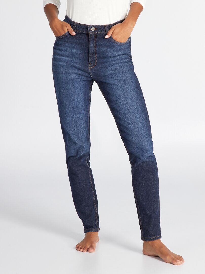 Calça jeans slim fit tamanho 28L - Azul