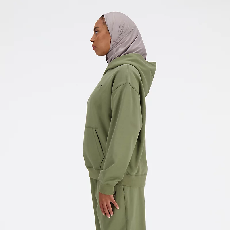 Bluza z kapturem Femme Athletics French Terry - DARK OLIVINE