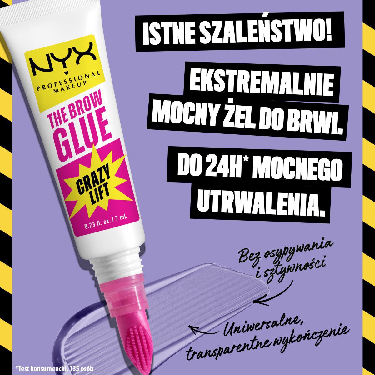 NYX Professional Makeup The Brow Glue Crazy Lift