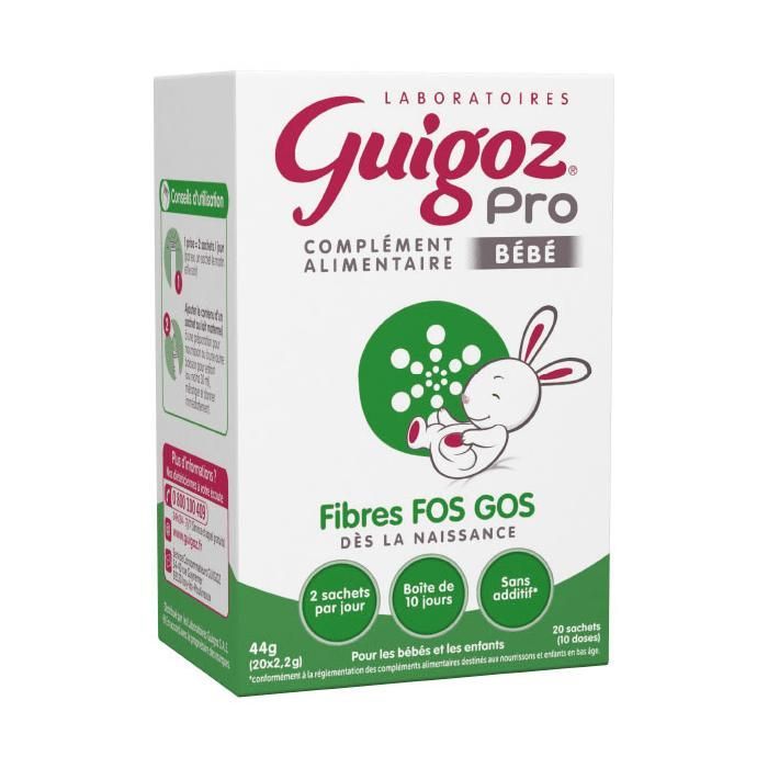 Guigoz® Pro Fibers FOS GOS +0m 20 bags