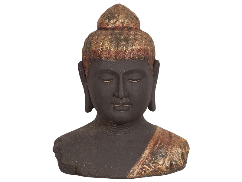 Figurka dekoracyjna budda czarno-złota