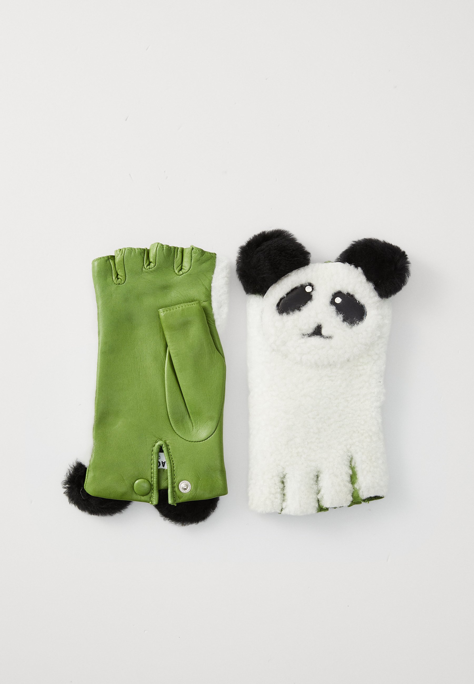 AGNELLE PANDA - Vingerloze handschoenen - mousse/ecru