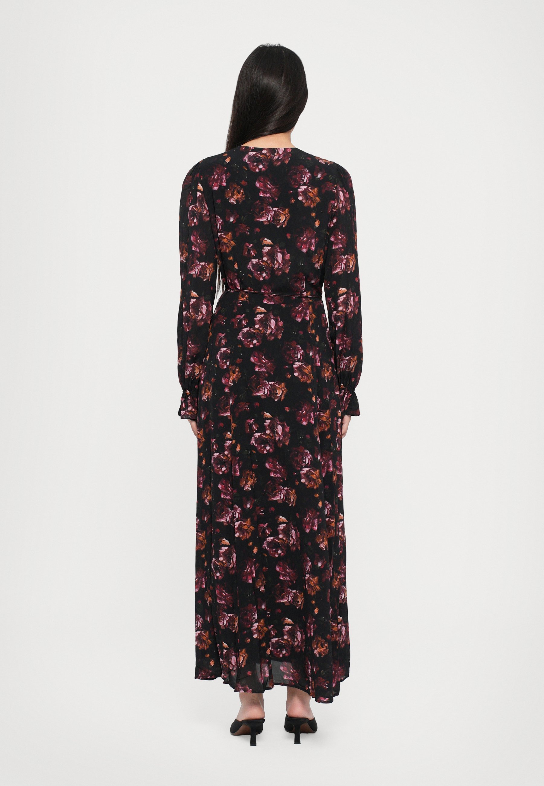 De Kooples ROBE - Maxi-jurk - zwart/rood