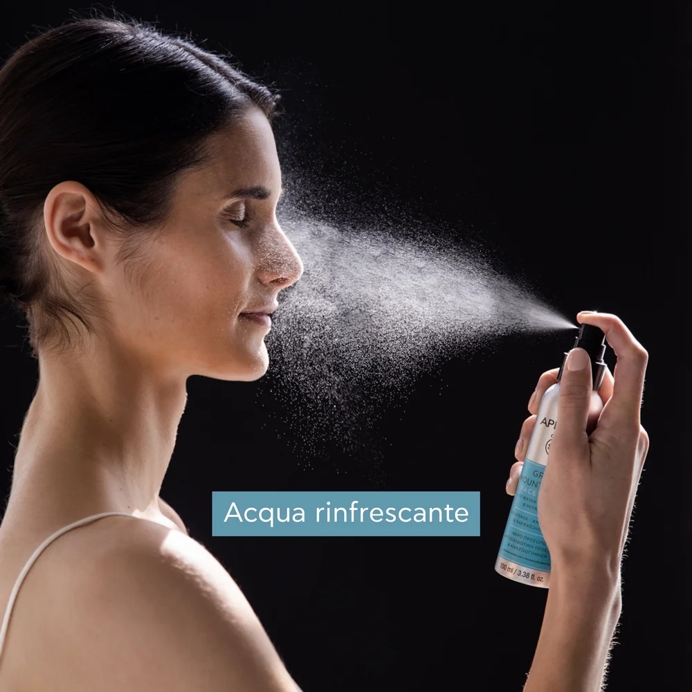 APIVITA Eau Visage Apivita Thé des Montagnes 100 ml Crème hydratante et protectrice