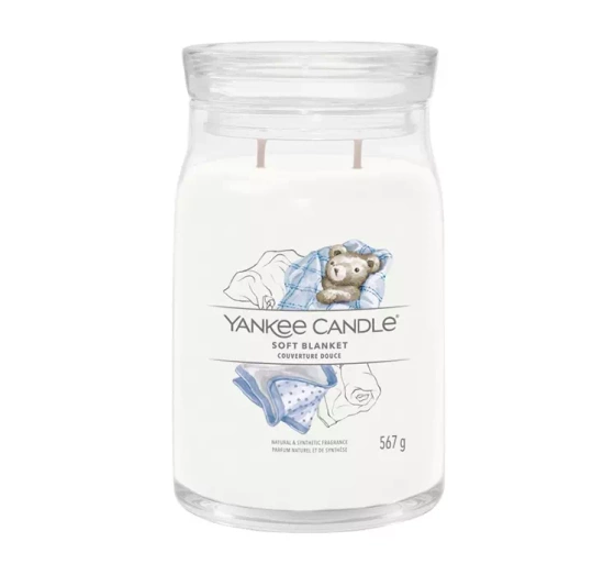 Yankee Candle Signature duża świeca zapachowa Soft Blanket 567 g