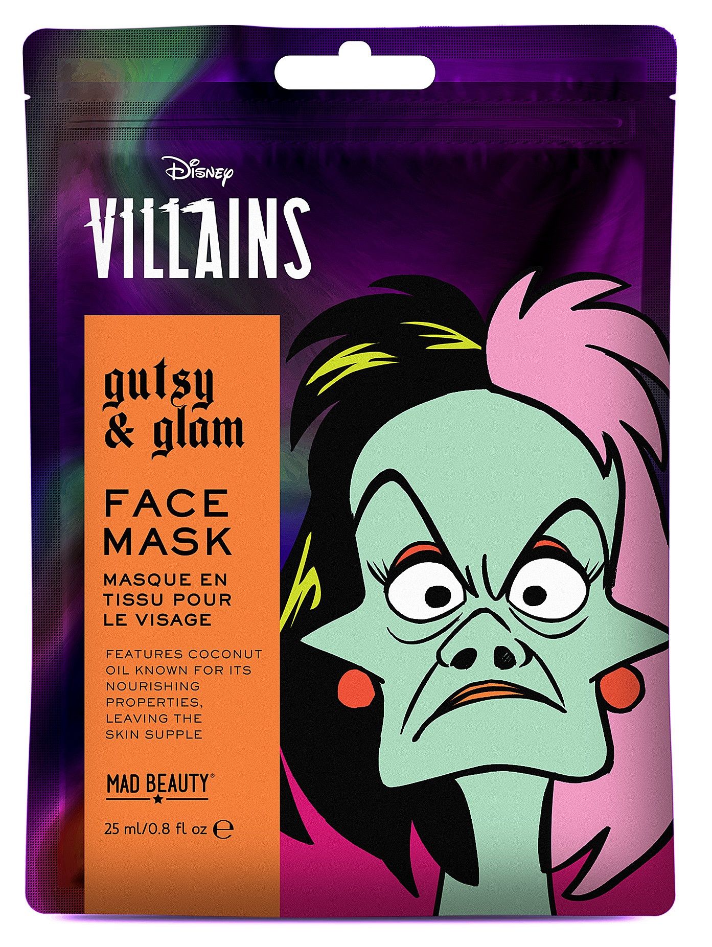 „Disney Villains Cruella“ veido kaukė Veido drėkikliai