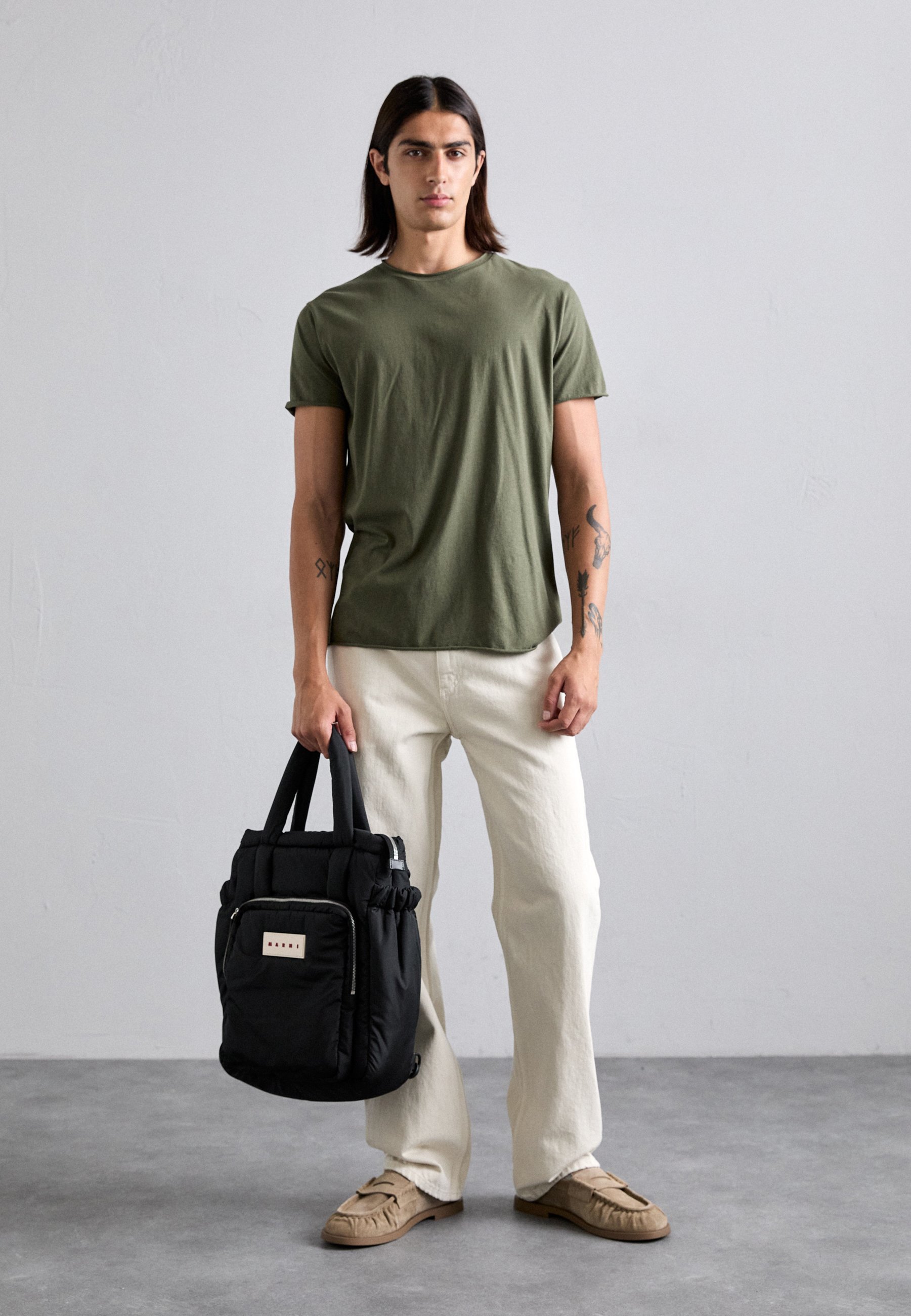 TOTE PUFFY UNISEX - Velká taška - black