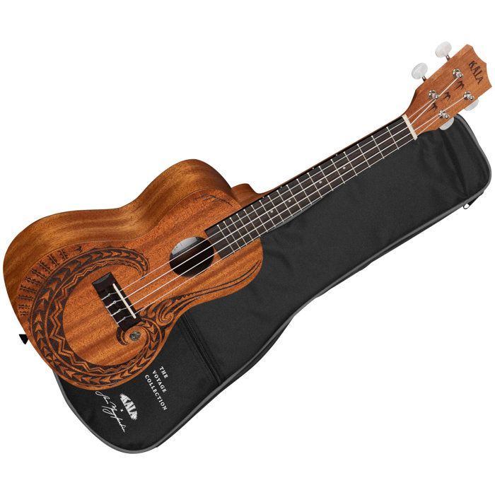 Ukulele de concerto Kala Maori Courage em mogno + estojo