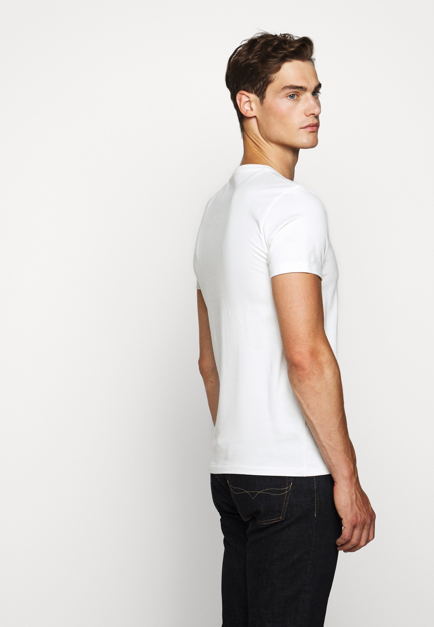 Polo Ralph Lauren CUSTOM SLIM FIT JERSEY CREWNECK T-SHIRT - Basic T-shirt - nevis