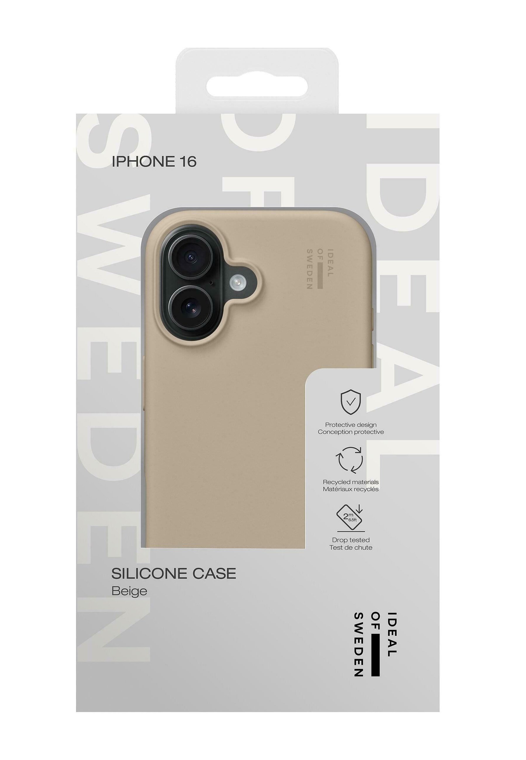 iDeal of Sweden iPhone 16 - Telefoonhoesje - beige
