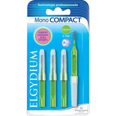 Elgydium Clinic Mono Compact Grønn interdentalbørste 4 enheter 4 enheter