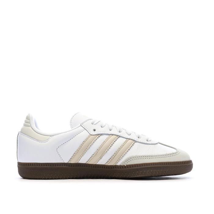 Samba Baskets Blanches/Beige Femme Adidas