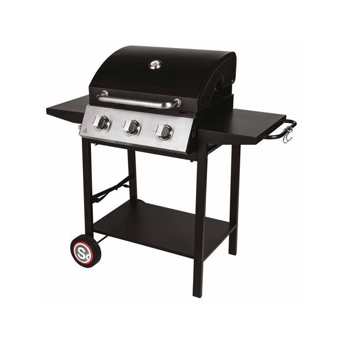 Barbacoa de hierro fundido esmaltado Harlem, 55 x 41 cm.