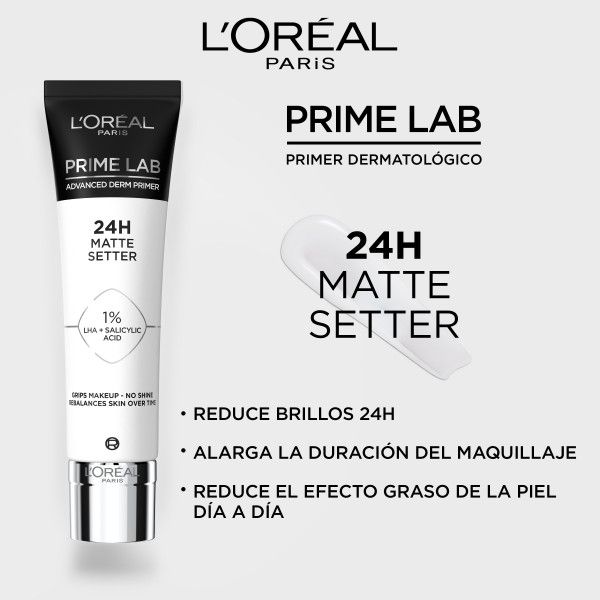 „Prime Lab Matte Setter“ makiažo pagrindas Makiažo gruntai ir bazės