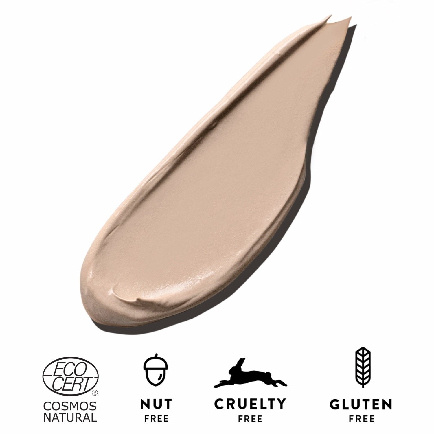 MÁDARA Foundation SKINONYM Semi-Matte Peptide Foundation, Nr. 15 KAMEŇ - 30 ml