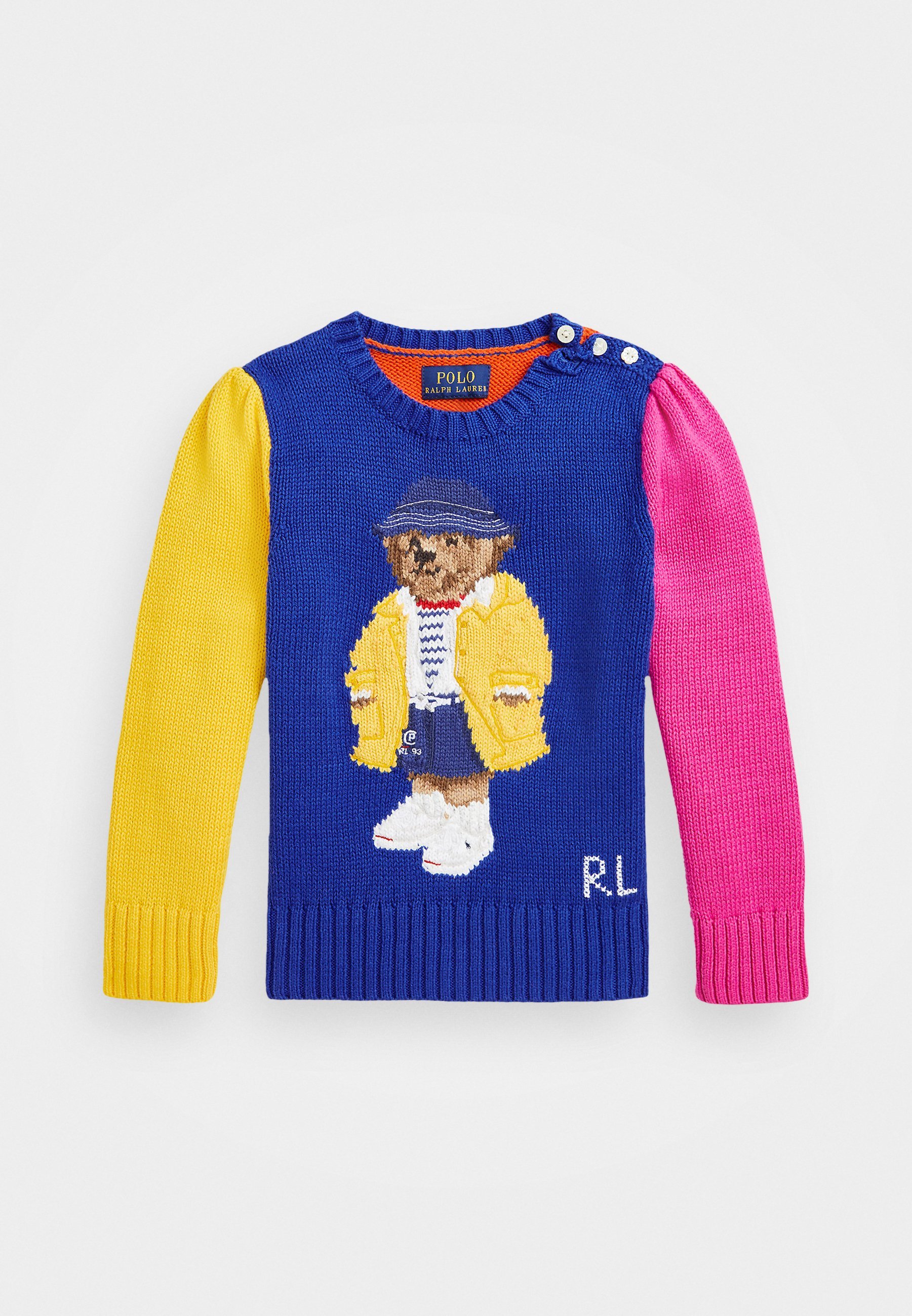 POLO RALPH LAUREN PADDLE WEAR - Svetr - black/multi-coloured