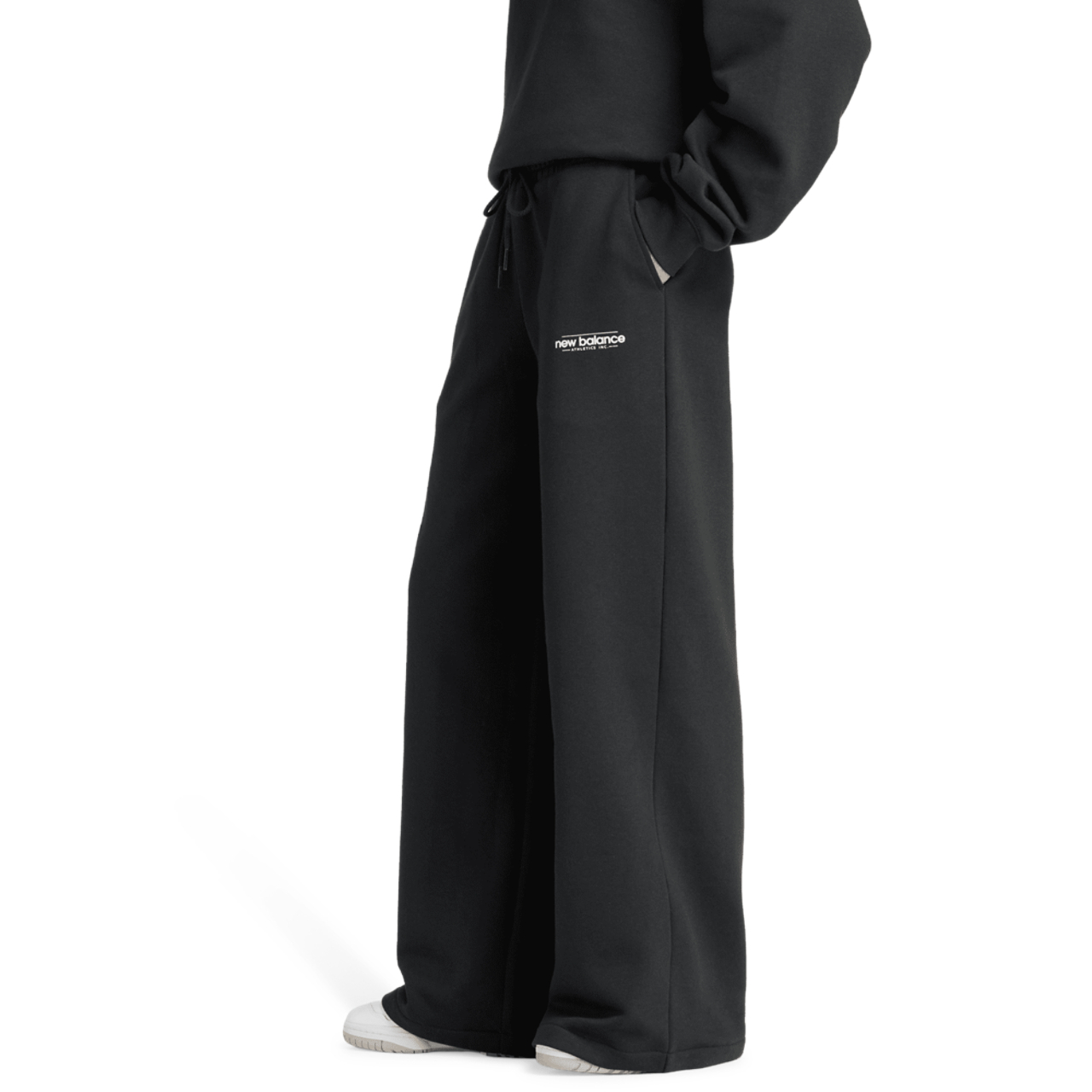 New Balance Genfortolkede Fleece Wide Bukser