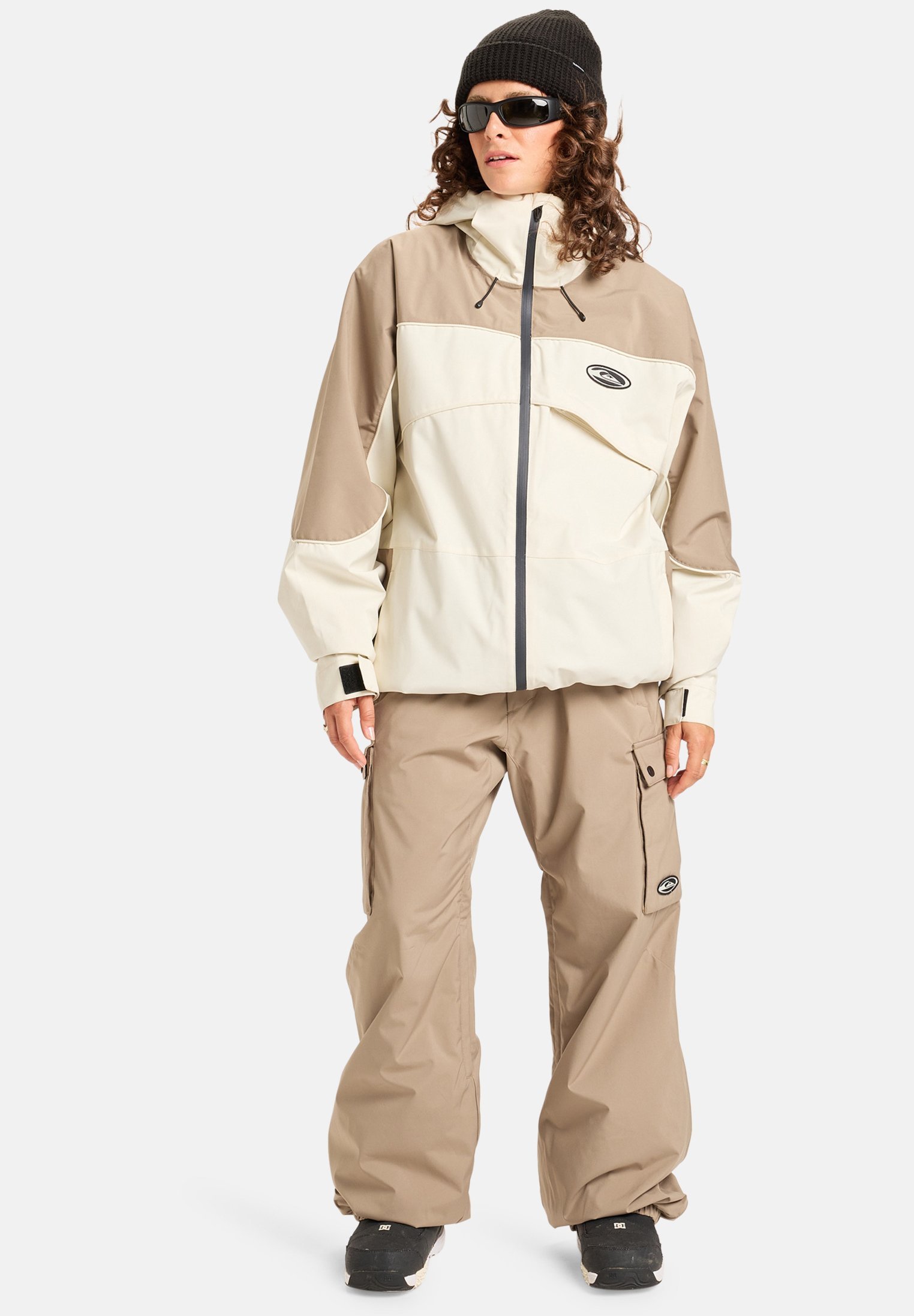 Quiksilver SNOW DOWN - Spodnie outdoorowe - fallen rock