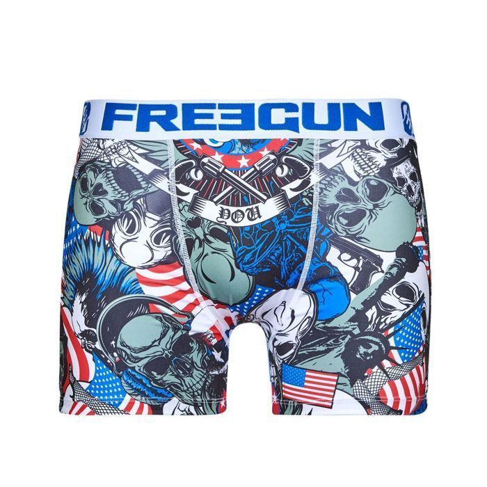Calzoncillos bóxer Freegun para hombre - Rojo (Paquete de 5)