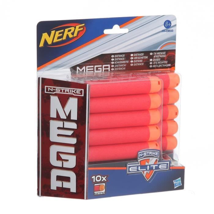 NERF MEGA - 10 Nachfüllpackungen [OFFIZIELLE DARTS]