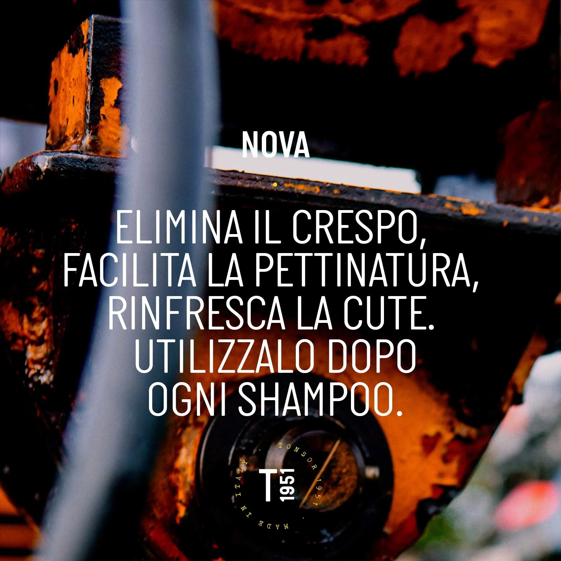 Cura dei Capelli Nova- Balsamo Rinfrescante - Balsamo Disciplinante/Anticrespo Capelli, Trattamento per Capelli