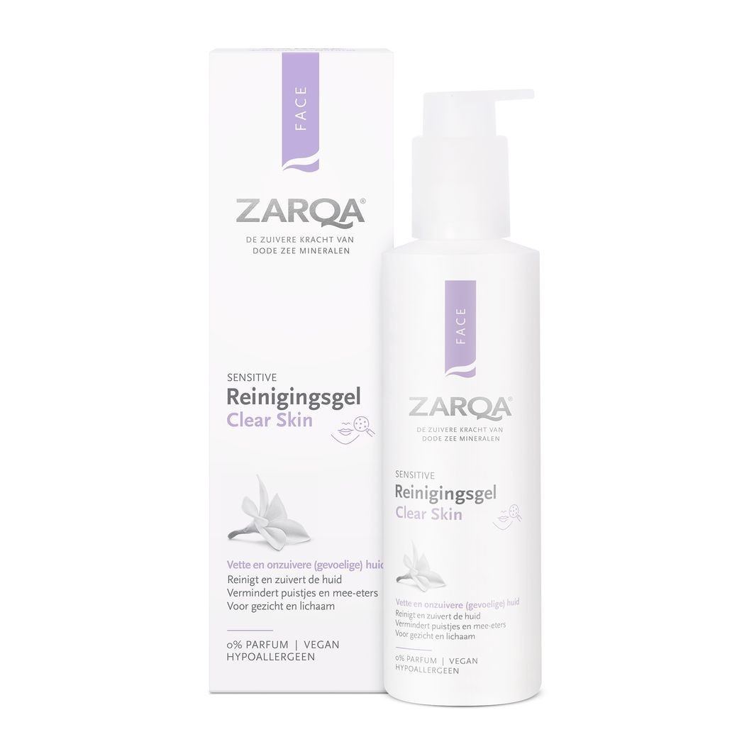 ZARQA Čistiaci gél pre čistú pleť – 200 ml