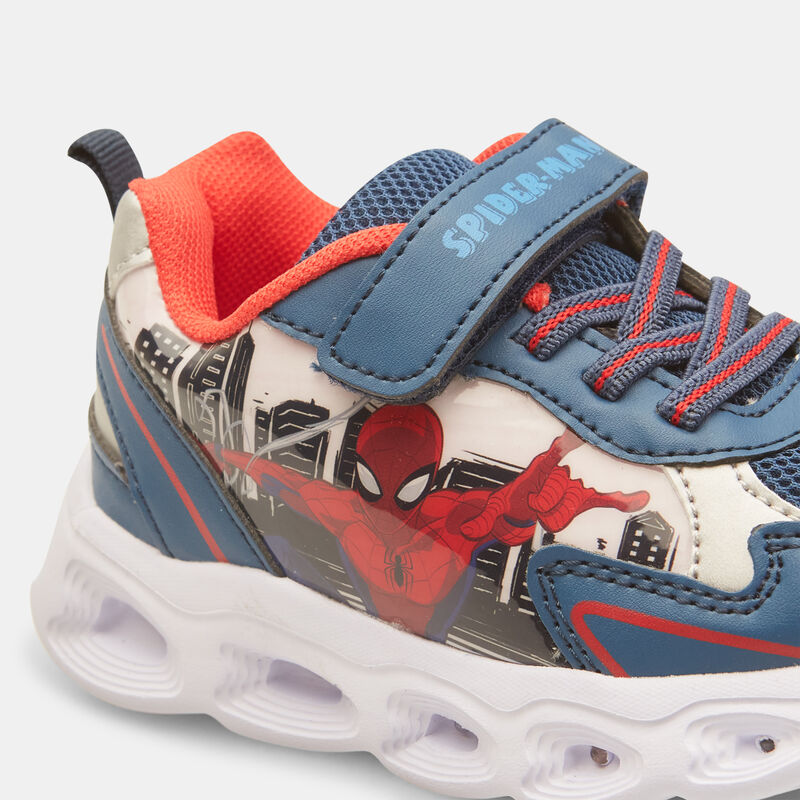 Spiderman barnsneakers med ljus